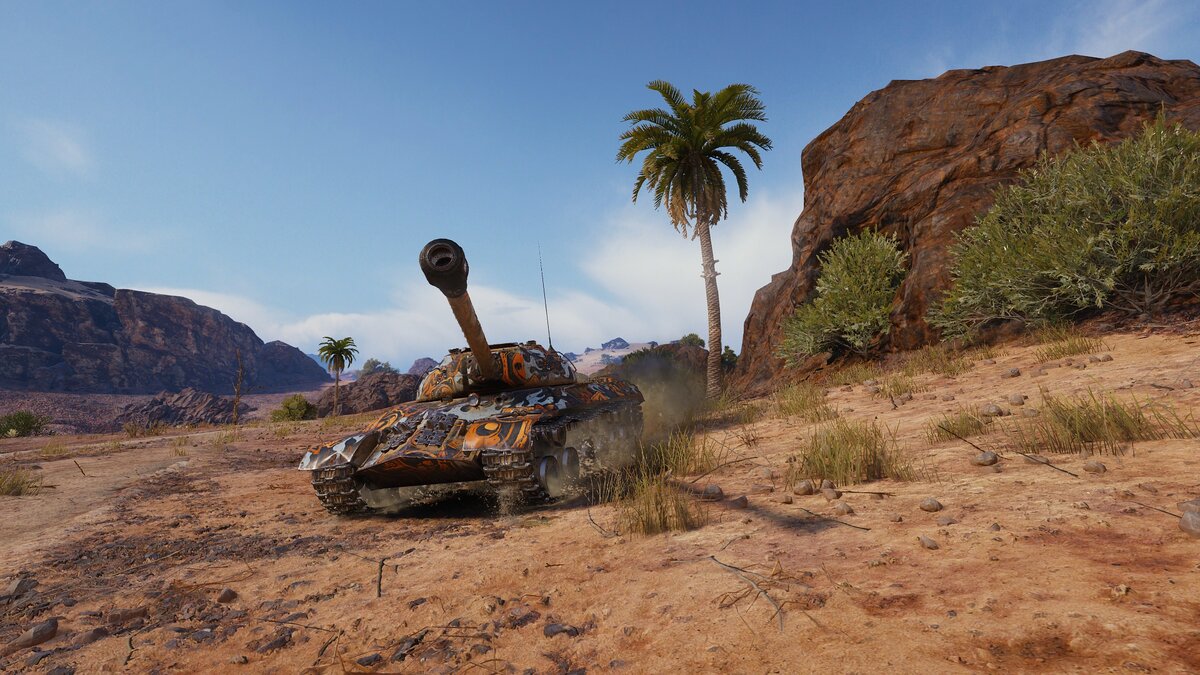 ИС-3 с МЗ на марше