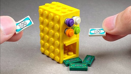 Как сделать Банкомат с Сейфом из Лего
