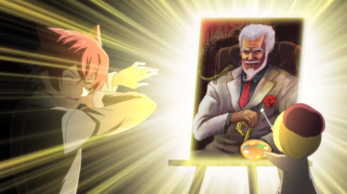 Портрет Валентино по описанию Огино