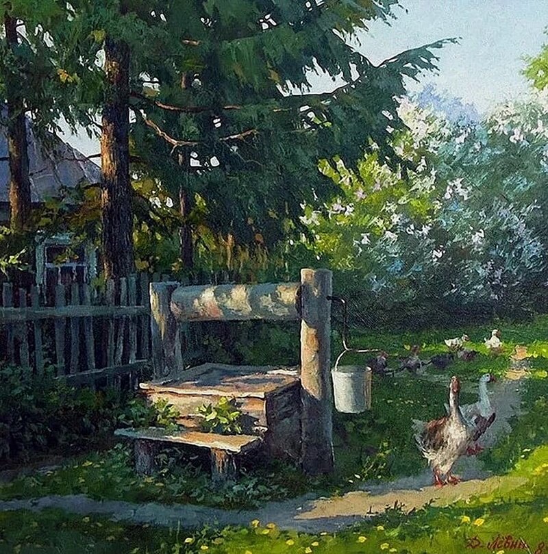 Художник Дмитрий Лёвин.