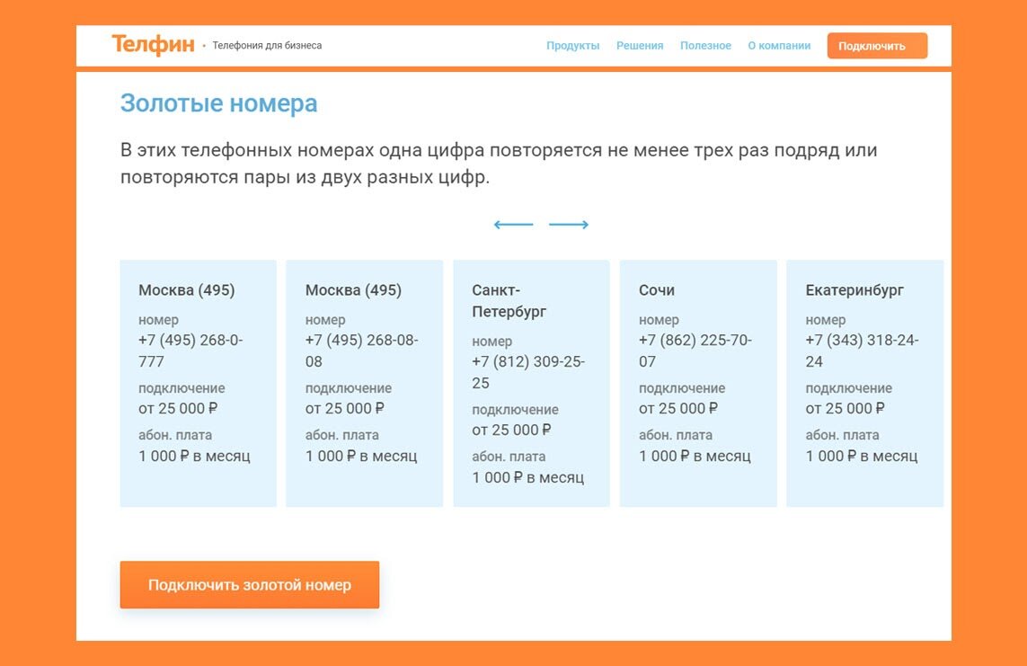 Золотые номера телефонов: что это такое и зачем они нужны бизнесу? |  Телефония для бизнеса Телфин | Дзен