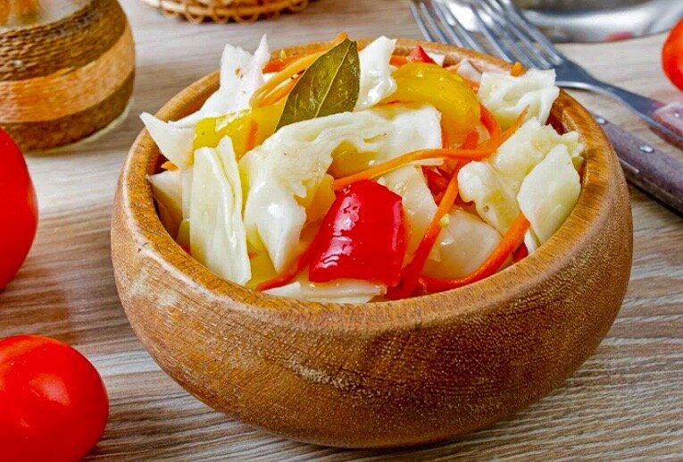 Капуста "Провансаль" с болгарским перцем