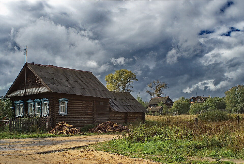 старый домик в деревне