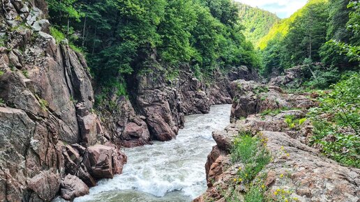 Гранитный каньон в Адыгее.