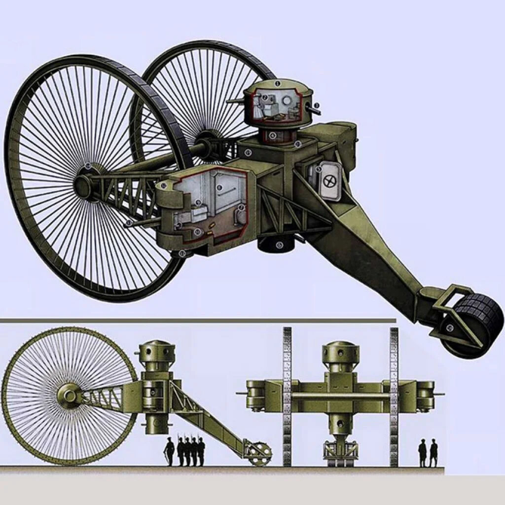 Танк 1 мировой войны Лебеденко