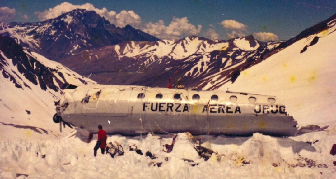 Изуродованный физюляж авиалайнера. 