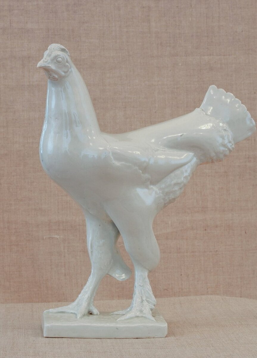 Сотников Алексей Георгиевич (1904 - 1989).Курица.1938 .Филиал - Тульский музей изобразительных искусств государственного учреждения культуры Тульской области "Тульское музейное объединение". Госкаталог.Рф.
