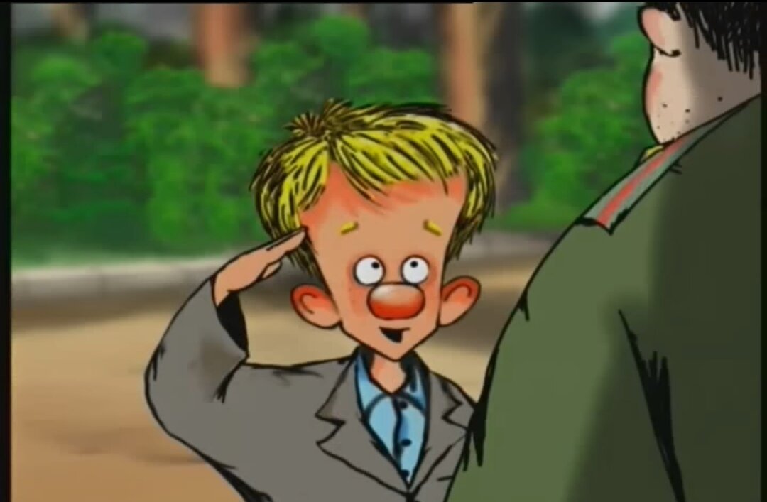 Кадр из мультфильма "Десантник Степочкин" первая часть