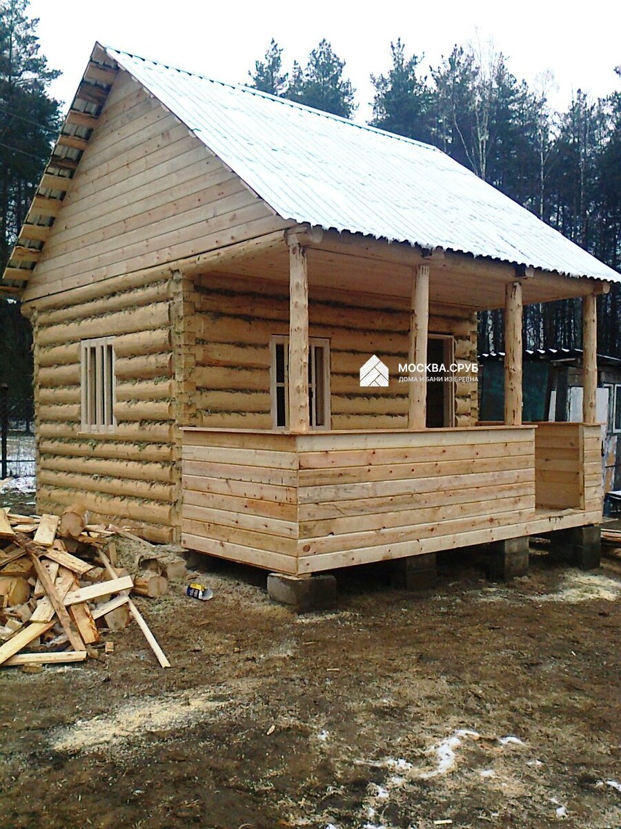 Как дешево построить баню своими руками