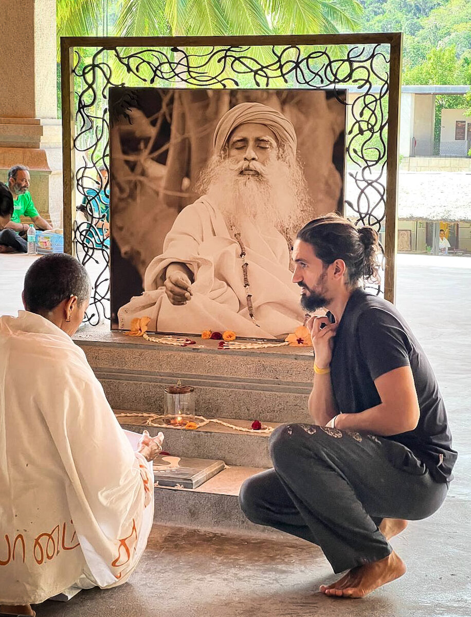 В ашраме Иша, созданном Садхгуру, Индия