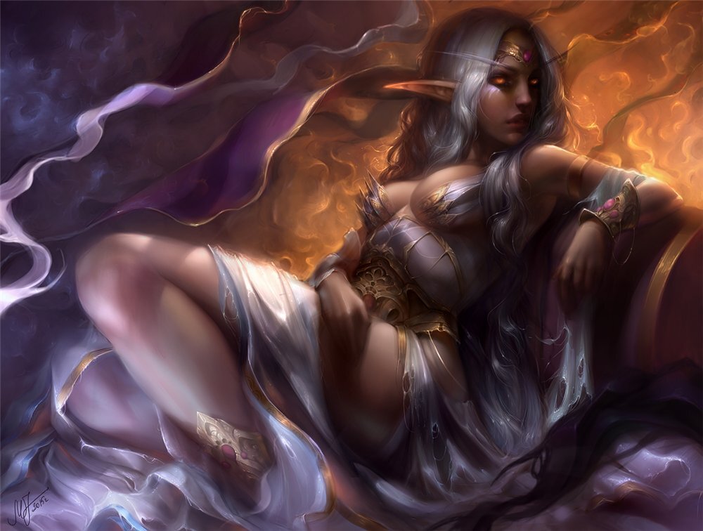 Королева Азшара. Арт