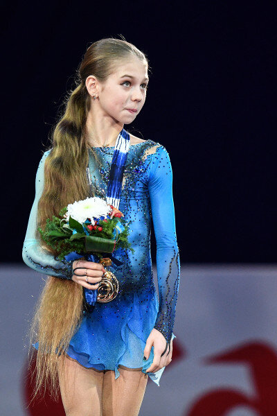 Александра Трусова на награждении