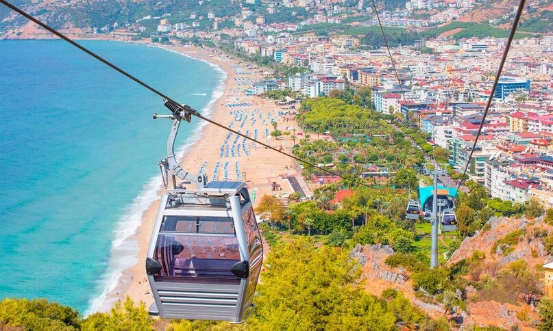 Фуникулер на вершину крепости Аланьи