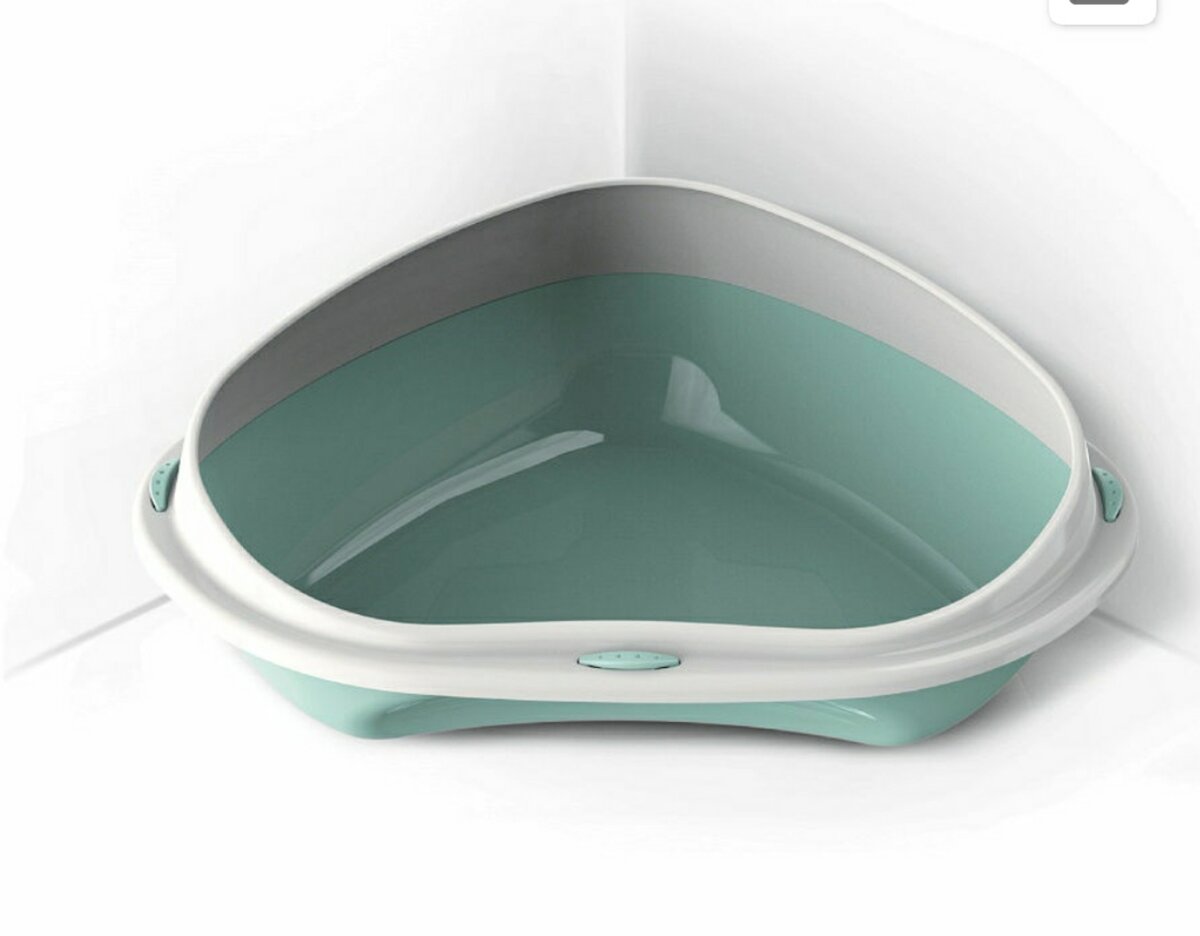 Угловой лоток,кошки оценили