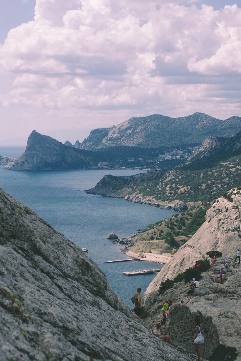 Генуэзская крепость. Даже сюда на машине не проедешь