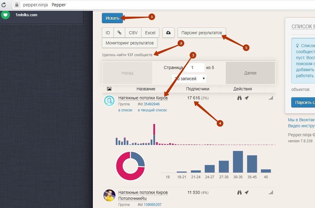 Audience examples