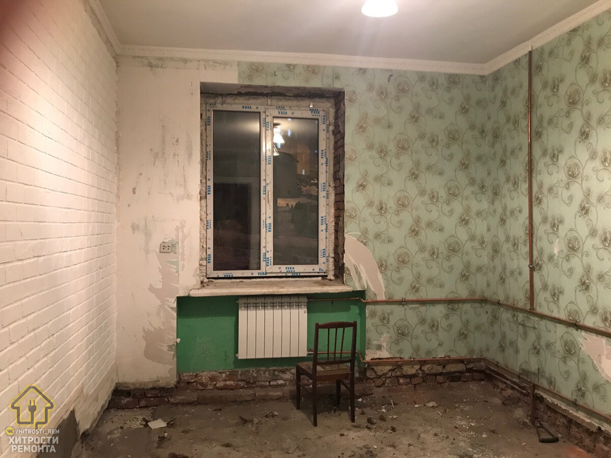 Бригада вычистила квартиру в сталинке в ноль и сделала современный дорогой ремонт. Фото До/После.