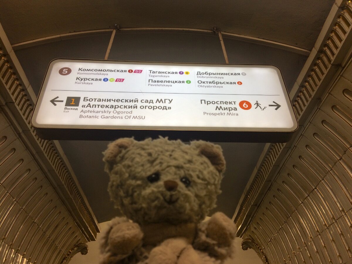 В метро есть указатели, заблудиться не получится