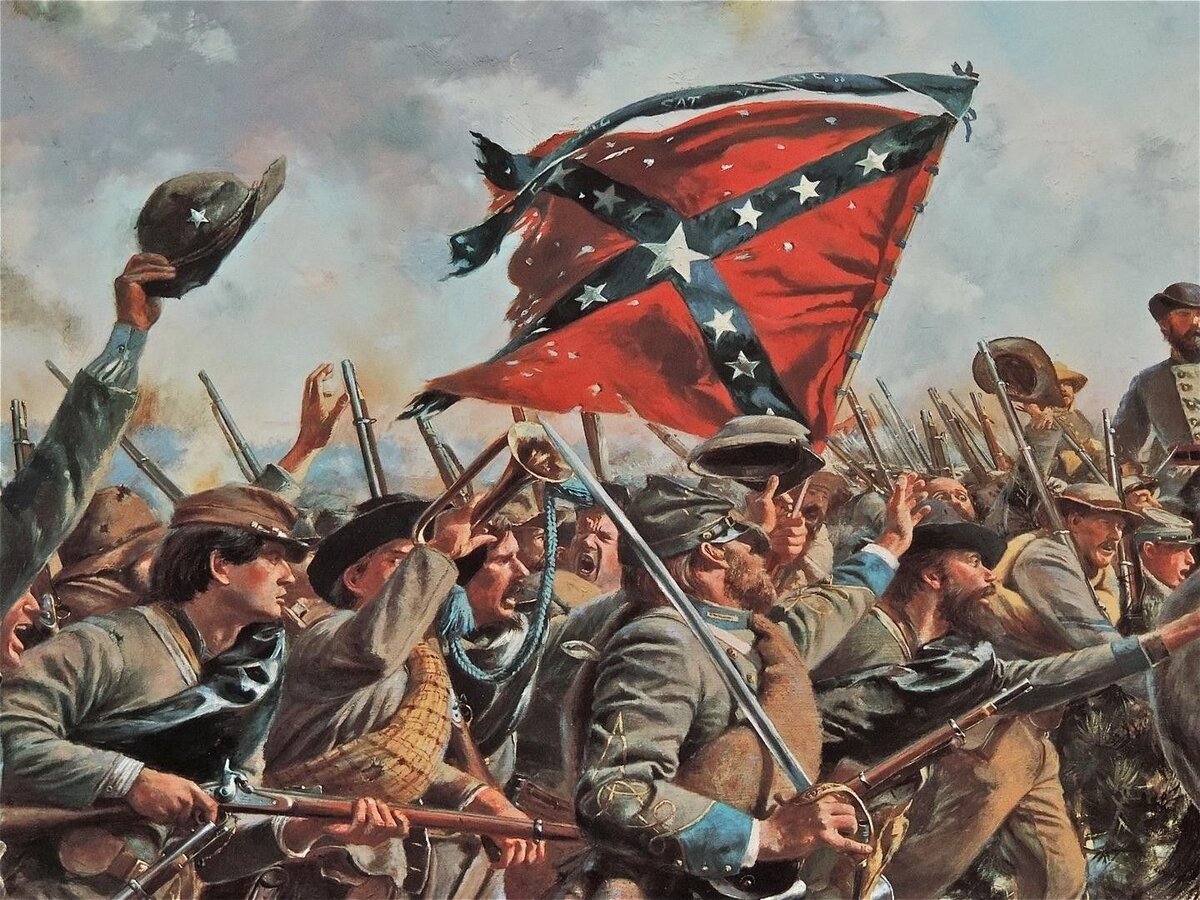 Гражданская война в США Конфедераты