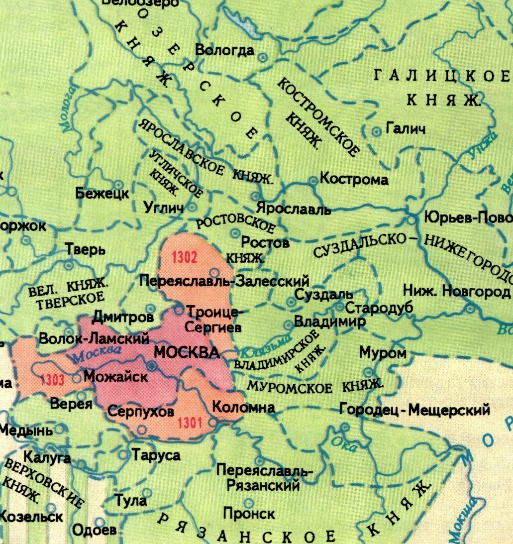 Присоединение пскова к москве во время княжения. Борьба Тверского и Московского княжеств карта. Московское княжество 15 век карта. Московское княжество карта 13 век.