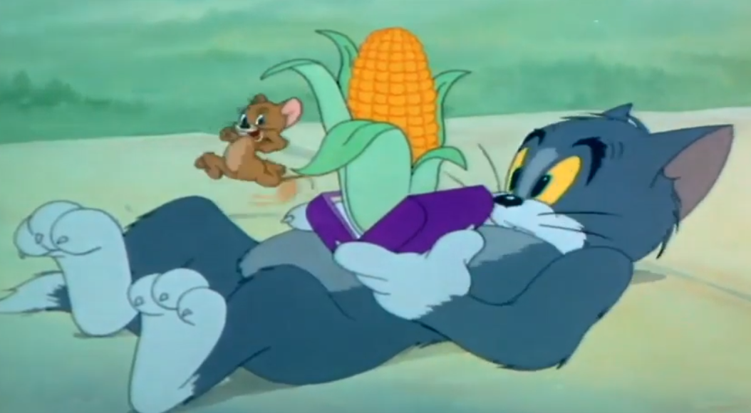 Кадр из мультфильма "Том и Джерри: Кот стиляга"