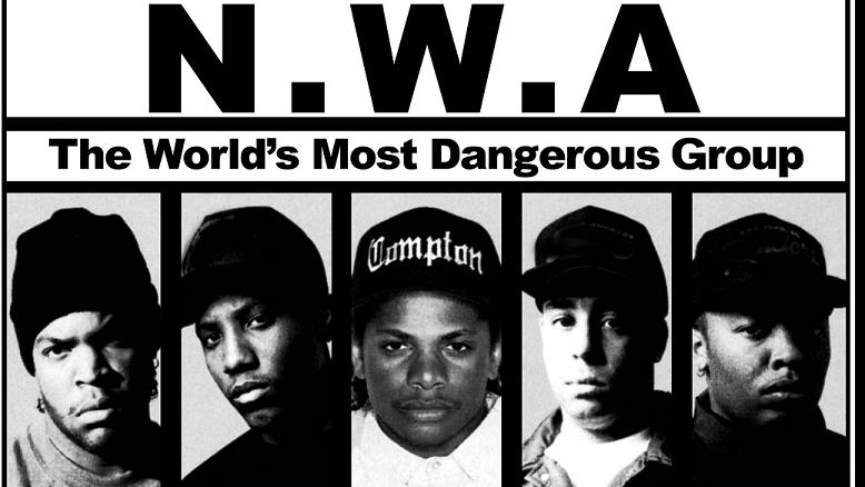 ( Ice Cube, MC Ren, Eazy-E, DJ Yella, Dr. Dre)