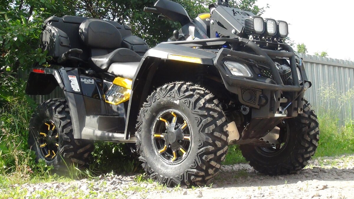 Комплект тюнинга этого квадроцикла актуален 10 лет спустя.