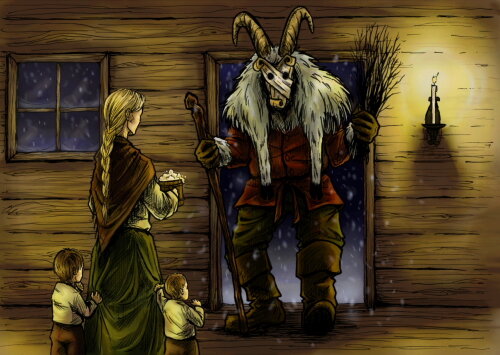 Йолулупукки. Напоминает викинга вернувшегося из похода. Фото с сайта boobooka.com