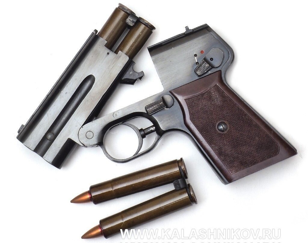 Бесшумный пистолет «Гроза» с патронами ПЗАМ