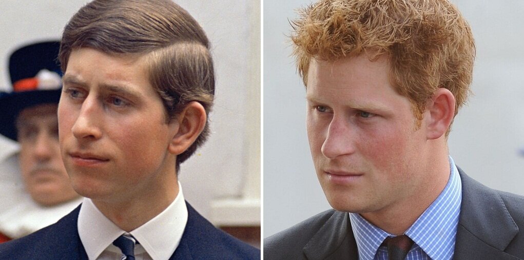 Принц Чарльз и принц Гарри