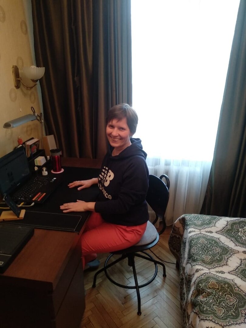 Фото: Марина Кузовенкова, психотерапевт на карантине