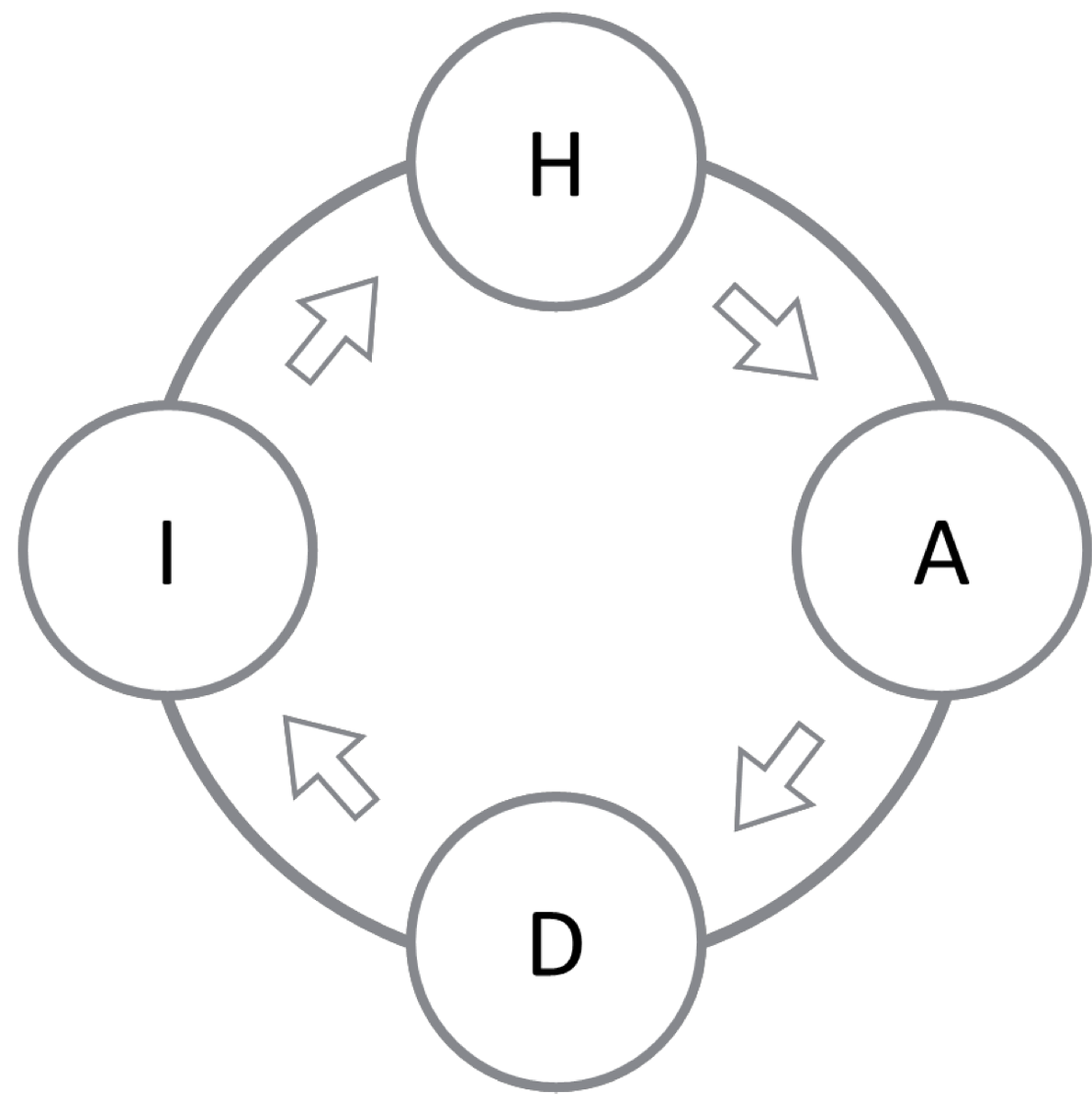 Пример движения по цилу HADI