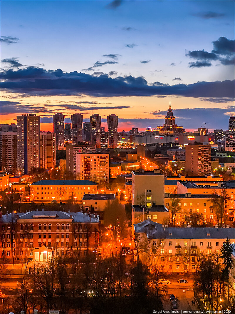 Один день во время самоизоляции в Москве. 10 красивых фото