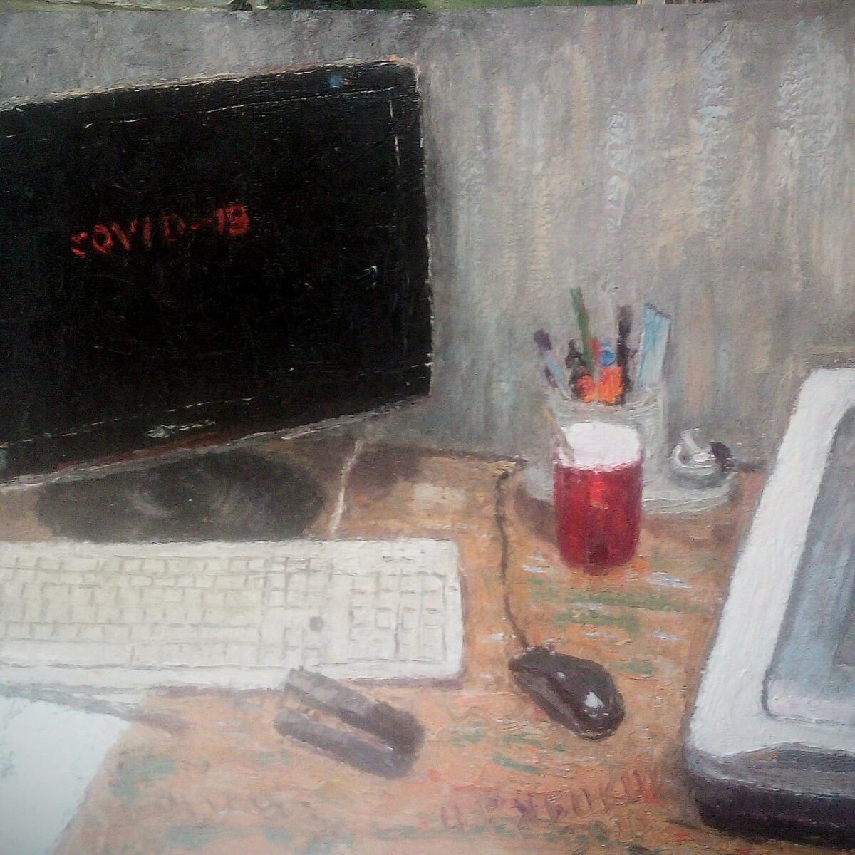 Художник Игорь Рябикин "COVID-19"