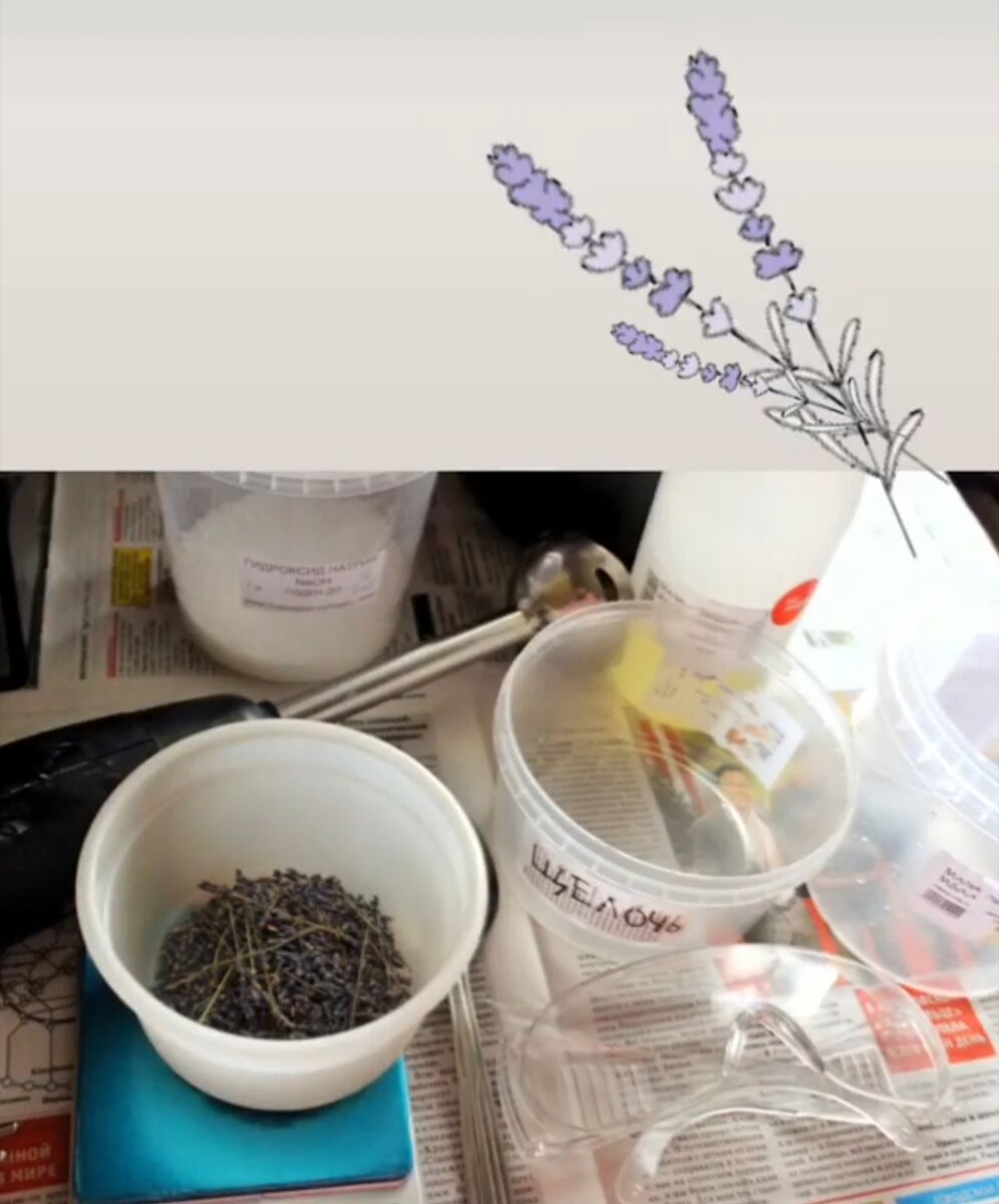 Подготовка к процессу приготовления мыла с нуля