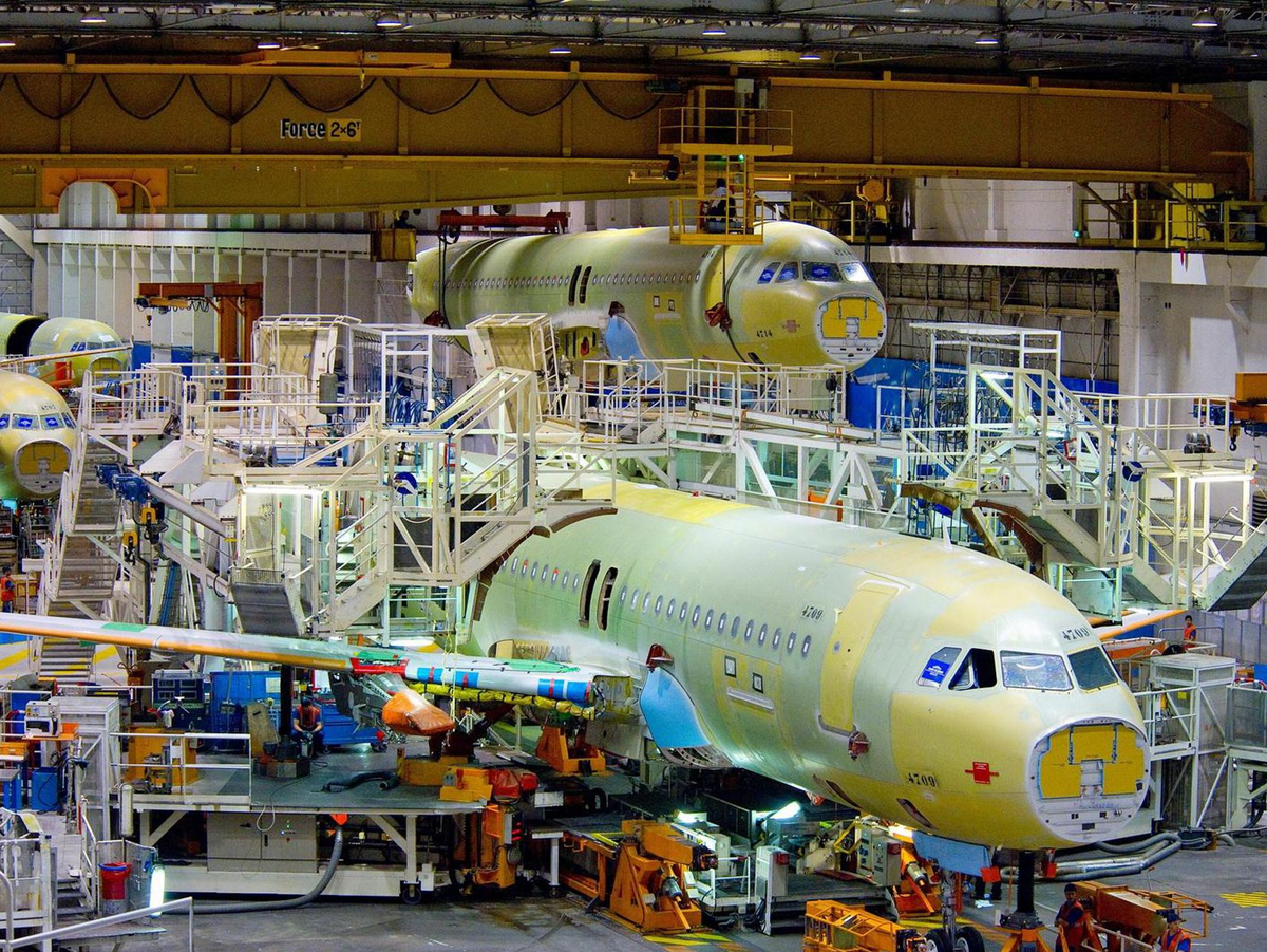 Производство Airbus
