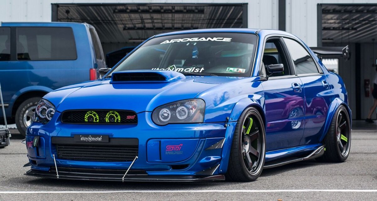 Subaru Impreza WRX STI 2 поколения в тюнинге.