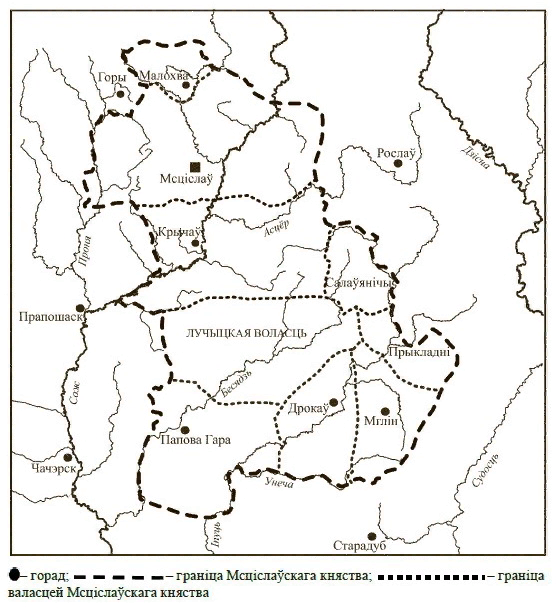 Полоцкая земля карта