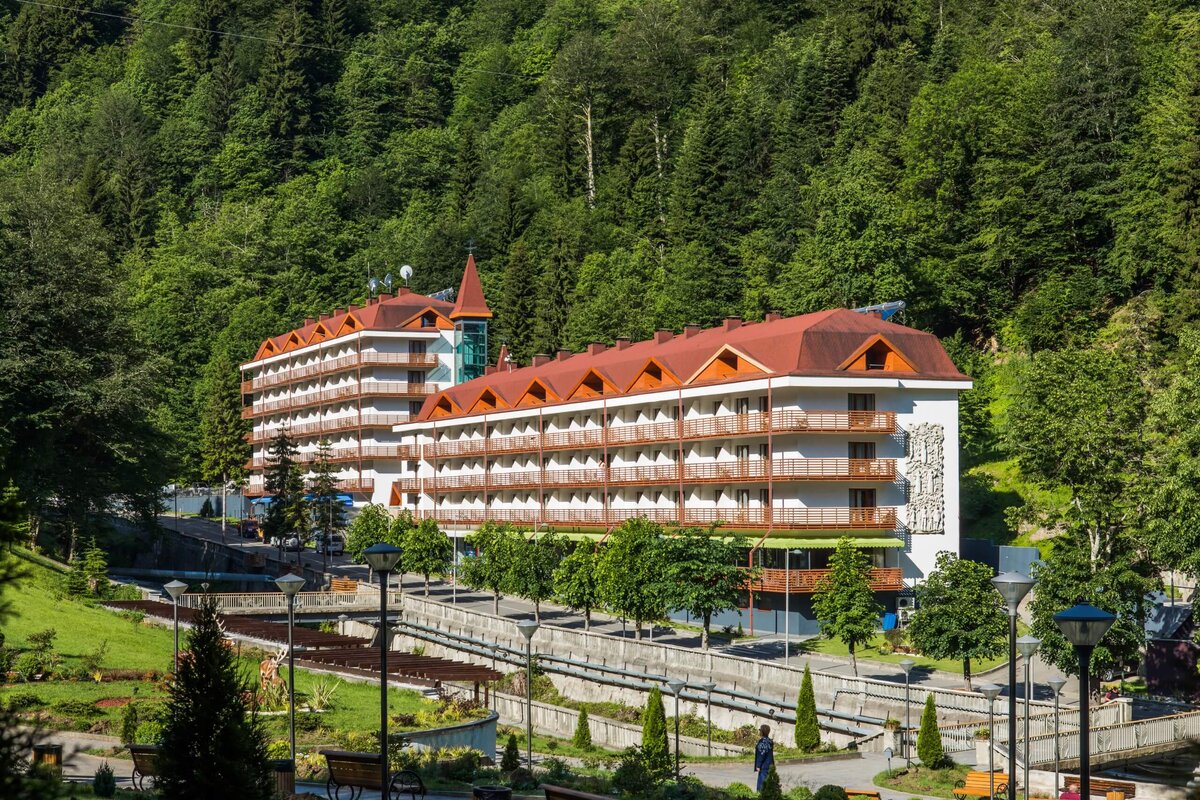 Вот так выглядит Sairme Hotels & Resorts. Выезжаем!