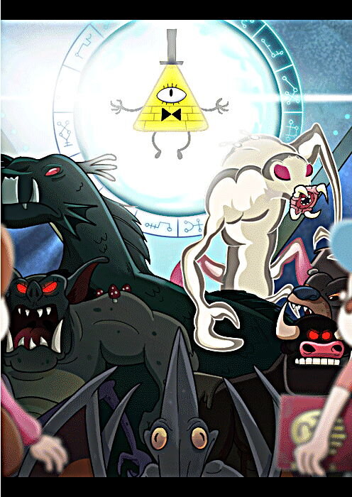 Здесь многие уже знакомые существа.