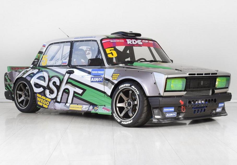 «Жигули» с 600-сильным мотором подготовлены для дрифта