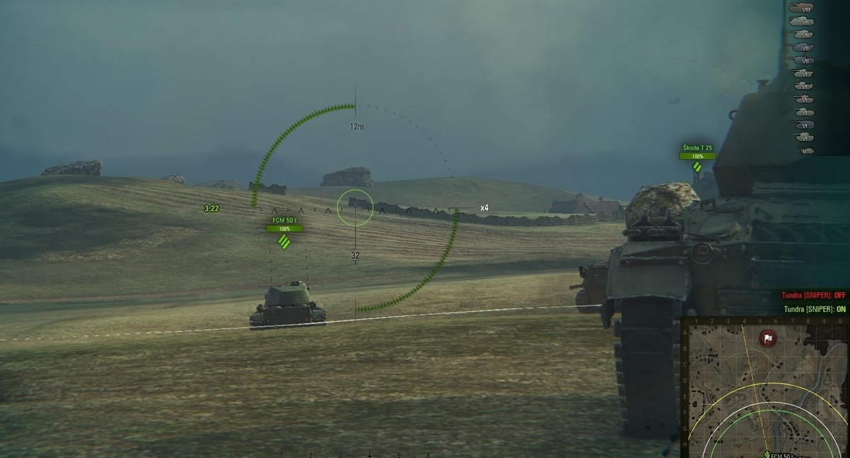 Вот так будет у вас в прицеле