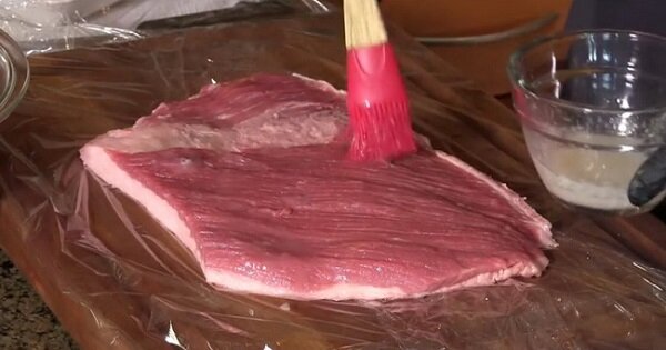 Первый слой мяса