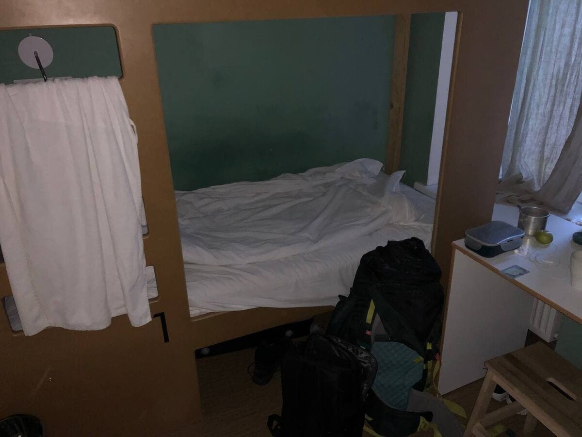 Так выглядит 4-х местная  комната в хостеле "Друзья Графити"