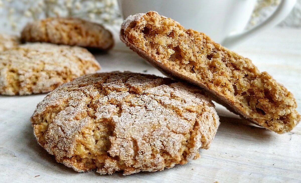 Овсяное пп печенье без сахара