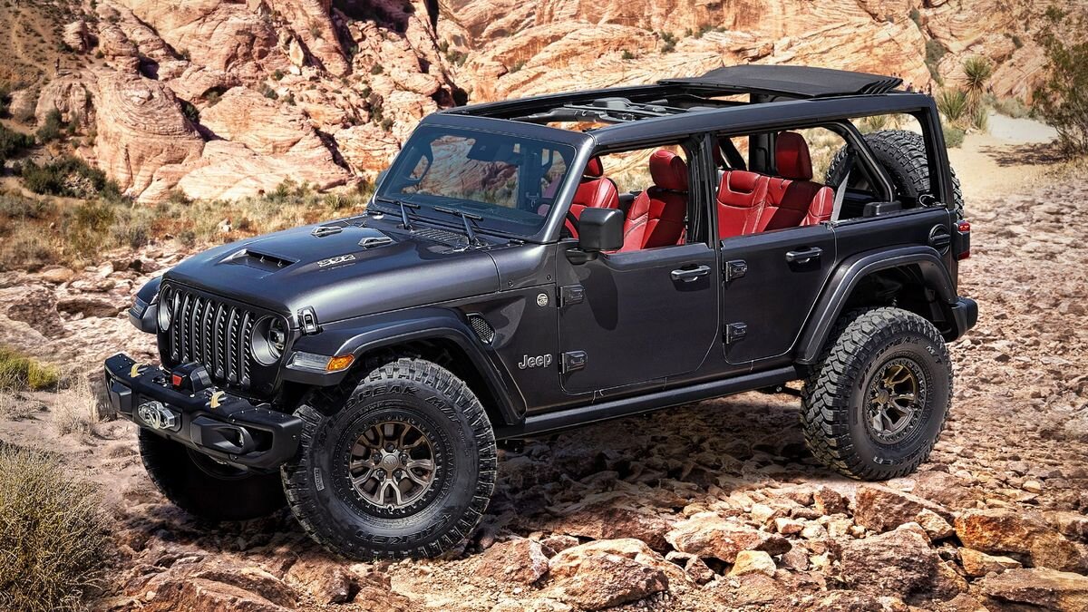 Jeep Wrangler 2021 вариант с мягкой крышей