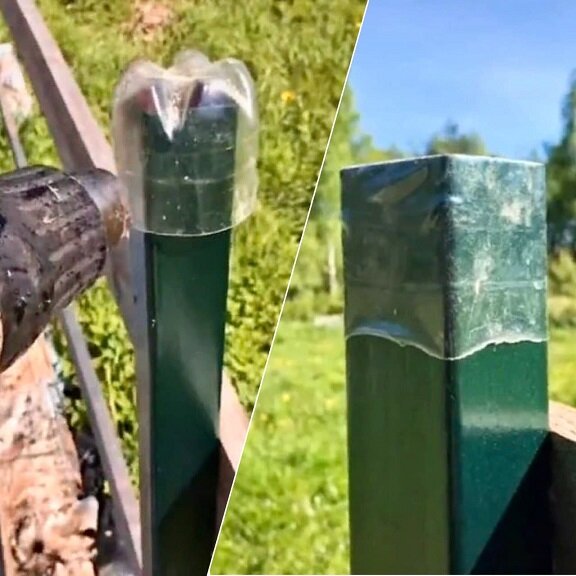 Надежный забор из пластиковых труб своими руками