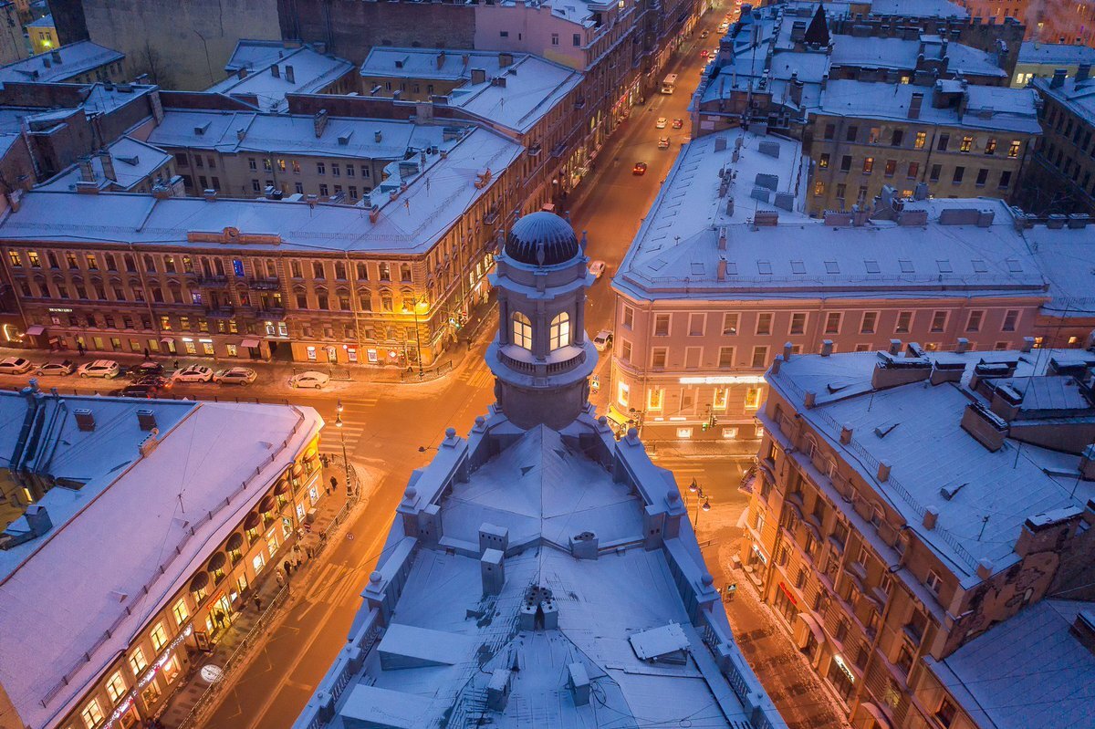 Петроградская сторона зима Санкт Петербург