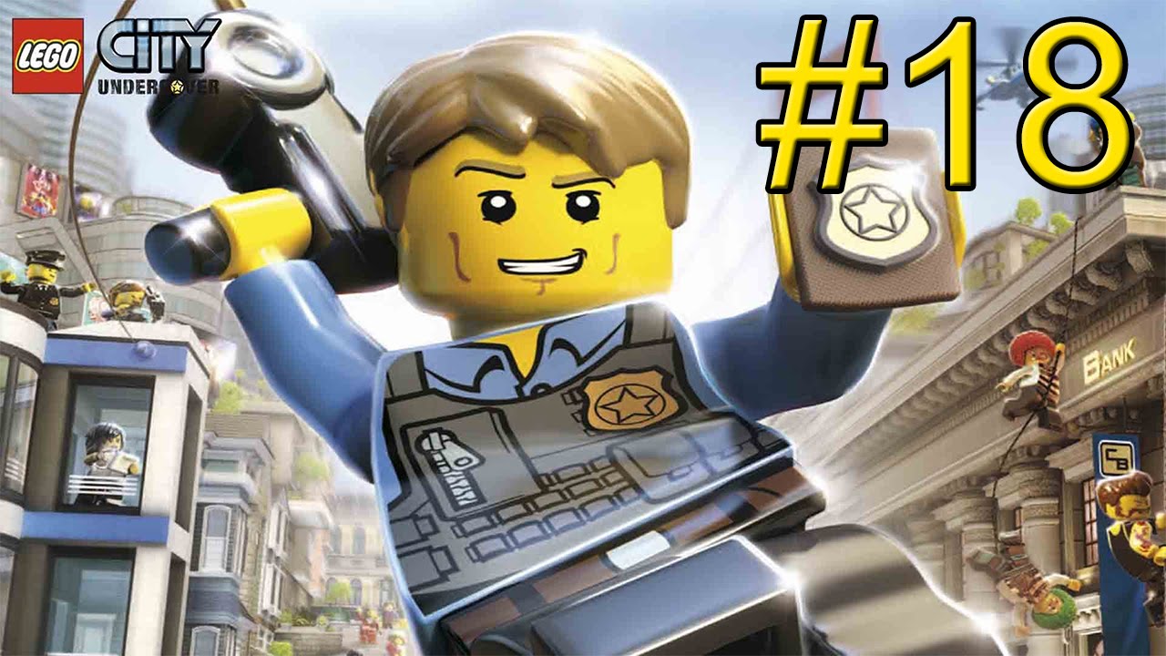 LEGO City Undercover (Wii U) прохождение часть 18 - Паркур по Крышам на  Грани Смерти