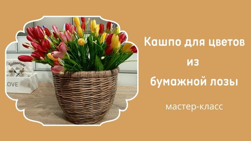 Делаем подвесное кашпо для цветов своими руками